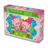 LC7196 PEMBE AYICIKLAR 250 Parça Puzzle - 1