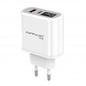 Konfulon 18W Dijital Voltaj ve Akım Göstergeli Usb ve Type-C Çıkışlı Telefon&Tablet&Apple Hızlı Şarj - 3