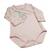 Caramell Balon Uzun Kollu Badi - Pembe - 50 cm - Yenidoğan - 1