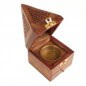 KONİK TÜTSÜ YAKMA KUTUSU BÜYÜK BOY AHŞAP - 3