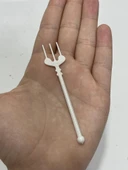 Plastik Kokteyl Cips Çatalı 9cm (100 Adet) thumbnail 7