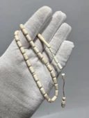 Kesme Fildişi Tesbih 9,05 Gram - Koleksiyonluk Fil Dişi Tespih thumbnail 1