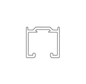 Hafele Slide Sürme Kapak Alüminyum Üst Ray 2 Metre thumbnail 1