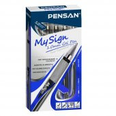 PENSAN IMZA KALEMI MY-SIGN 1.0 MAVI 12LI - 1