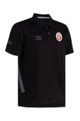 Galatasaray Orijinal Lisanslı Polo Yaka Siyah T-Shirt - 3