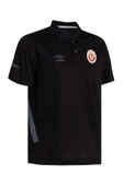 Galatasaray Orijinal Lisanslı Polo Yaka Siyah T-Shirt Hediyelik Ahşap Kutulu thumbnail 5