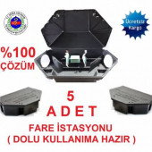 5 ADET DOLU FARE YEM İSTASYONU - ELDİVEN HEDİYELİ - 1