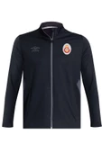 Galatasaray Orijinal Lisanslı Tam Fermuarlı Dik Yaka Siyah Antrenman Sweat thumbnail 3