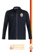 Galatasaray Orijinal Lisanslı Tam Fermuarlı Dik Yaka Siyah Antrenman Sweat thumbnail 1