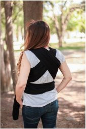 Neko Tuniko Esnek Wrap Sling, Kanguru-Siyah Tek Ebat - 2