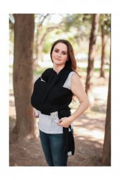 Neko Tuniko Esnek Wrap Sling, Kanguru-Siyah Tek Ebat - 3