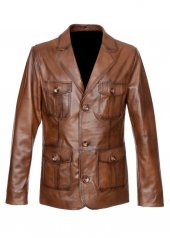 Safari Model Taba Renk Klasik Ceket - 10