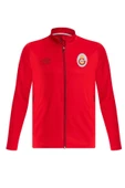 Galatasaray Orijinal Lisanslı Tam Fermuarlı Dik Yaka Kırmızı Antrenman Sweat Ahşap Kutulu - 6