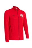 Galatasaray Orijinal Lisanslı Tam Fermuarlı Dik Yaka Kırmızı Antrenman Sweat - 2