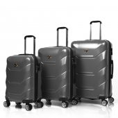Ox Exclusive 3 lü Antrasit Valiz Seti (Büyük+Orta+Kabin) - 1