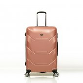 Ox Exclusive 3 lü RoseGold Valiz Seti (Büyük+Orta+Kabin) - 2