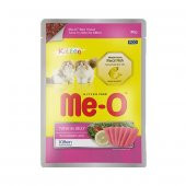 Me-O Pauch Jöle İçinde Kitten Ton Balıklı Kedi Konserve Mama 80 gr - 1