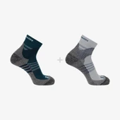 Salomon X Ultra Access Quarter 2 Pack 2 Parça-Adet Unisex Çorap thumbnail 1