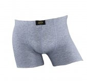 Erkek Likralı Penye Boxer Gri KOD:588 - 1