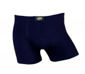 Erkek Likralı Penye Boxer Lacivert KOD:588 - 1