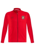 Beşiktaş Orijinal Lisanslı Tam Fermuarlı Dik Yaka Kırmızı Antrenman Sweat Hediyelik Ahşap Kutulu thumbnail 6