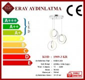 Eray Aydınlatma 1909-3 Krom 3 lü Led Avize thumbnail 4