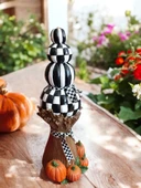 Balkabağı Ağacı Heykeli, Kabak Biblo Dekor, Bahçe Dekorasyonu, Ev Hediyesi, Halloween - 3