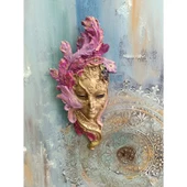 Venedik Maske, Duvar Maskesi, Carnevale di Venezia - 1