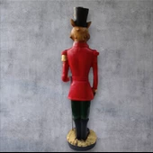 Dekoratif Sincap Asker Biblo, Kırmızı, 37 Cm., Dekoratif Yılbaşı - 7