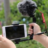 BOYA HTC Telefon için L Braket, Tutucu - 1