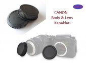 SANGER CANON FOTOĞRAF MAKİNESİ BODY KAPAĞI CANON OBJEKTİF KAPAĞI - 1