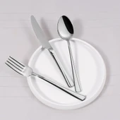 Serenk Paris Çelik Çatal Kaşık Bıçak Takımı 18 Parça, Premium 18/10 Paslanmaz Çelik thumbnail 3