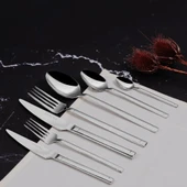 Serenk Barselona Çelik Çatal Kaşık Bıçak Takımı 42 Parça, Premium 18/10 Paslanmaz Çelik thumbnail 2