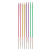 PASTA MUMU İNCE UZUN MAKARON RENKLER 19CM 8Lİ - 2