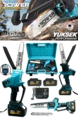 Rowermax Alman 99880VFX Dijital Gösterge Otomatik Yağlamalı  Şarjlı El Testeresi Dal Kesme Budama - 1