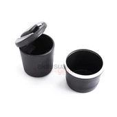 Siyah Renk Araç İçi Küllük Kapaklı ve Mavi Işıklı - 2