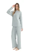 U.S. Polo Assn. Kadın Yumoş Kumaş Yuvarlak Yaka Pijama Takımı - 10