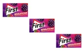 First Sensations Ahududu & Karadut Aromalı Şekersiz Tatlandırıcılı Sakız 3'lü Paket - 1