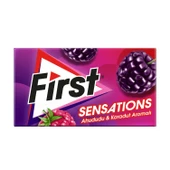 First Sensations Ahududu & Karadut Aromalı Şekersiz Tatlandırıcılı Sakız 3'lü Paket - 2