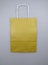 KRAFT KAĞIT ÇANTA GOLD 18CM X 24CM - 1 ADET - 1