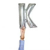 K Harfi Folyo Balon 17 inç - 1