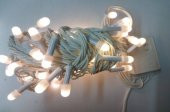 Beyaz Kablolu 100 Ampüllü Led Işık Gün Işığı Renk 10 Metre - 1
