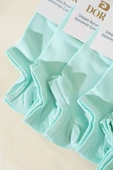 Bayan 12li Dikişsiz Görünmez Patik Çorap Su Yeşili thumbnail 2