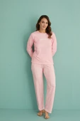 Gd Goldoremi 14102-7 Kadın Fashion Lovers Termal Uzun Kol Pijama Takım thumbnail 2