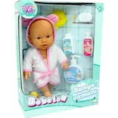 Bebelou Banyo Zamanı 35cm Konuşan Bebek 23877 Pembe thumbnail 2