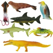 Okyanus Hayvanları Poşetli 7'li Hayvan Oyun Seti thumbnail 1