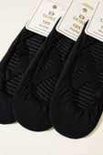 Bayan 3lü Yoga Pilates Çorap Siyah thumbnail 2