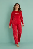 Gd Goldoremi 13309-3 Kadın Stronger Kadife Uzun Pijama Takım thumbnail 1