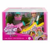 Barbie Stacie ve Go Kart Arabası HRM08 thumbnail 4