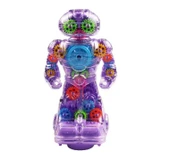 KZL Sesli Ve Işıklı 360 Derece Dönen Oyuncak Robot 6038A thumbnail 2